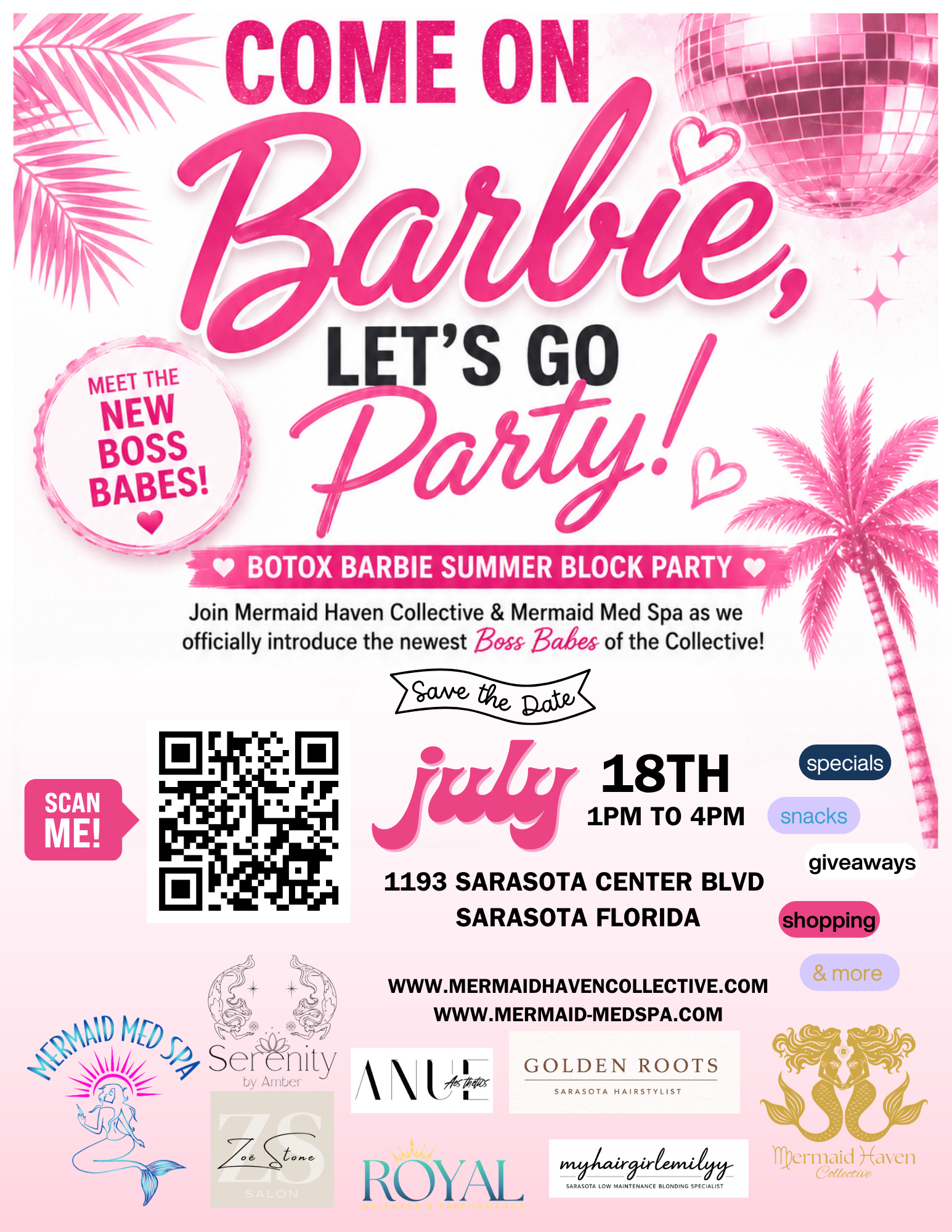 Barbie Party Sarasota Florida