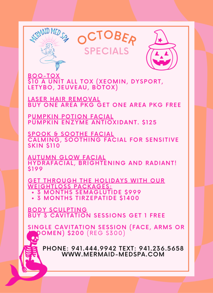 october med spa specials