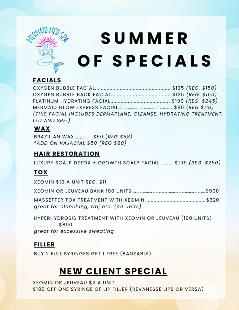 summer med spa specials lakewood ranch bradenton sarasota