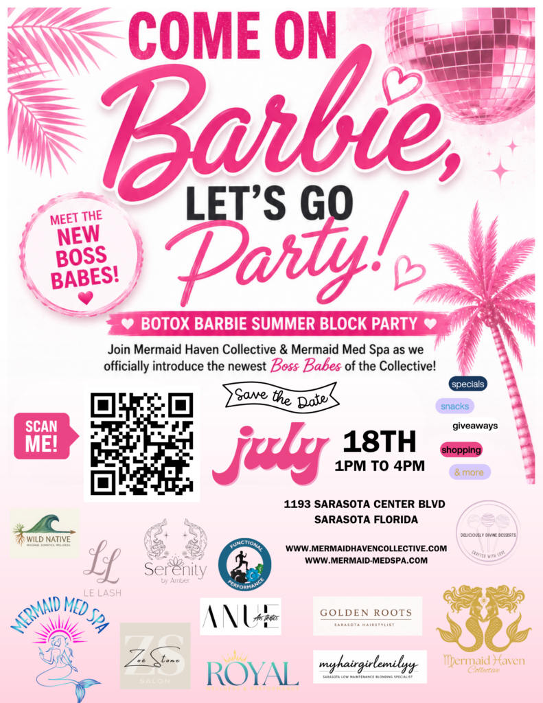 sarasota botox barbie block party